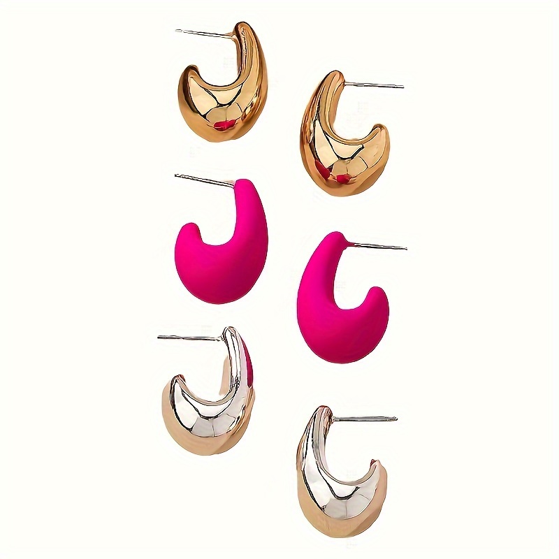 Stylish Teardrop Stud Earrings for Versatile Party Look
